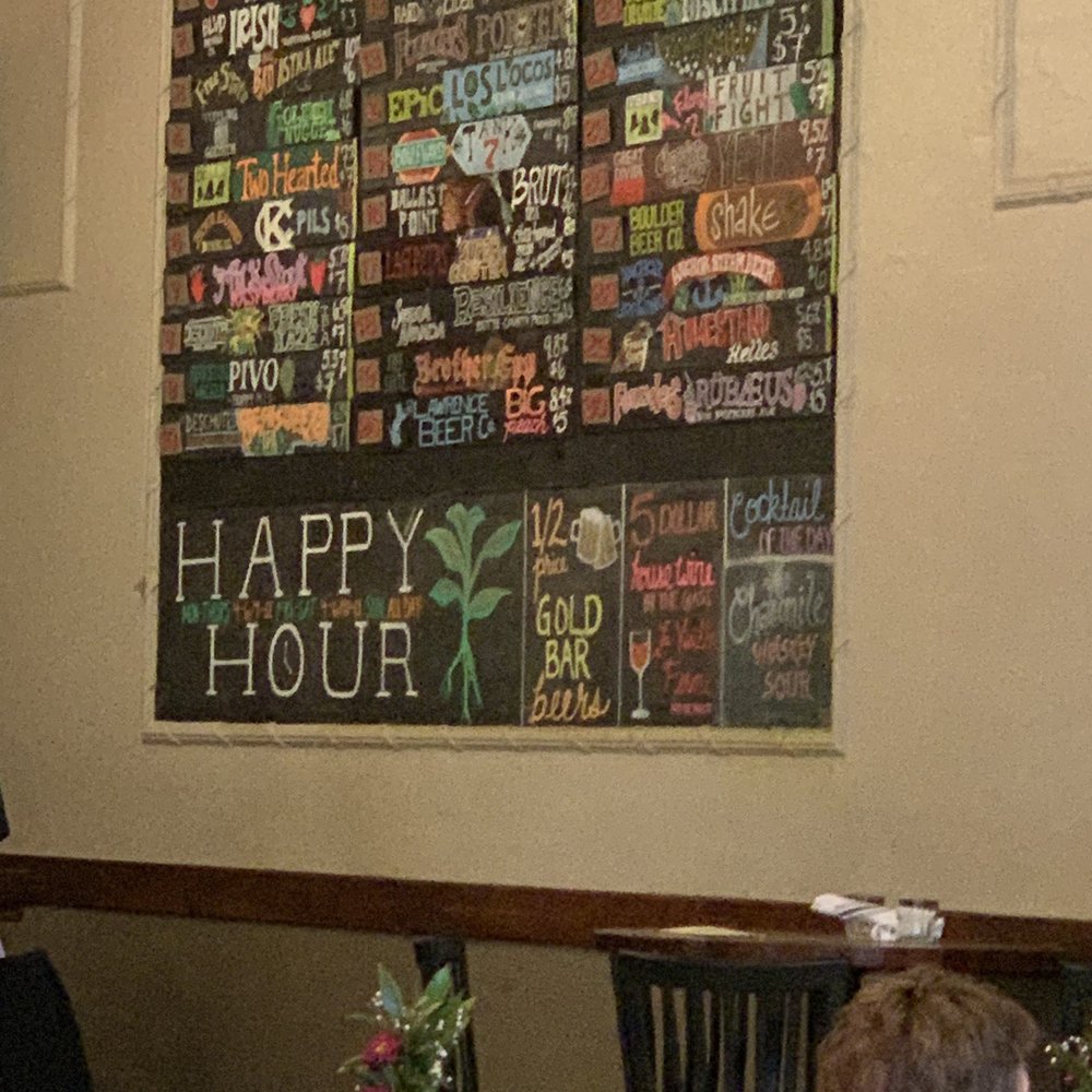Merchants Pub & Plate - Happy Hour Wall - New American Near Me - Lawrence, Kansas