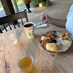 Breakfast on the porch