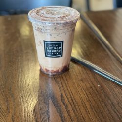 Corner Bakery Cafe - Iced truffle mocha (with oat milk)