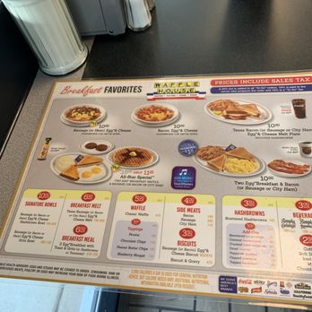 Waffle House - Breakfast menu - Breakfast & Brunch Near Me - Round Rock, Texas