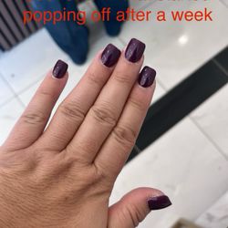 Ruby Nail Bar - Popped of less than a week