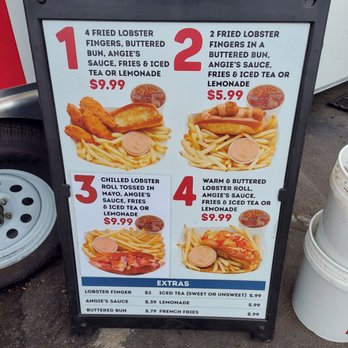 Angie's Lobster - The menu. - Seafood Near Me - Tempe, Arizona Angie's Lobster - The menu. - Seafood Near Me - Tempe, Arizona