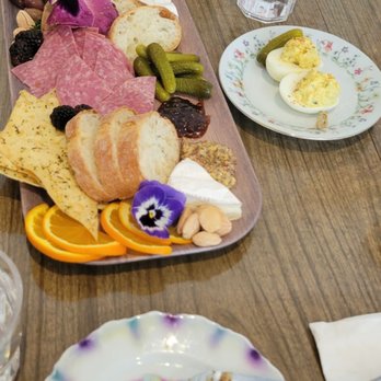 Bodevi - In the picture is a charcuterie board with Brie cheese and Salami, enough to be shared by 4 people as snacks. - Wine Bars Near Me - San Fernando, California Bodevi - In the picture is a charcuterie board with Brie cheese and Salami, enough to be shared by 4 people as snacks. - Wine Bars Near Me - San Fernando, California