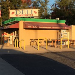 Country Store & Deli - Storefront for the delicious Country Deli. It's located at the rear of a gas station.