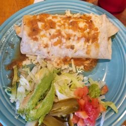 Amigo’s Taqueria - Chicken fajita burrito, very yummy and filling!