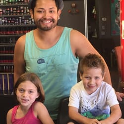 Sugar Skull Salon - Had this adorable sibling duo come in today! Nina and Marco were amazing little clients! Thanks for coming by guys!