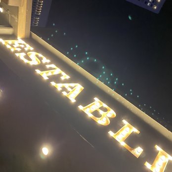 Establishment - Looking up from the patio chairs - New American Near Me - Atlanta, Georgia