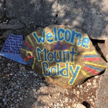 Old Baldy - cute rocks leading all the way up the stairs. - Hiking Near Me - Wimberley, Texas