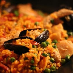 Bahama Breeze - Seafood paella