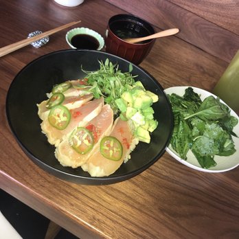 Himitsu - Lunch Himitsu bowl with complimentary salad and soup - Sushi Bars Near Me - La Jolla, California Himitsu - Lunch Himitsu bowl with complimentary salad and soup - Sushi Bars Near Me - La Jolla, California