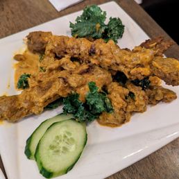 Grilled " Chicken " Satay