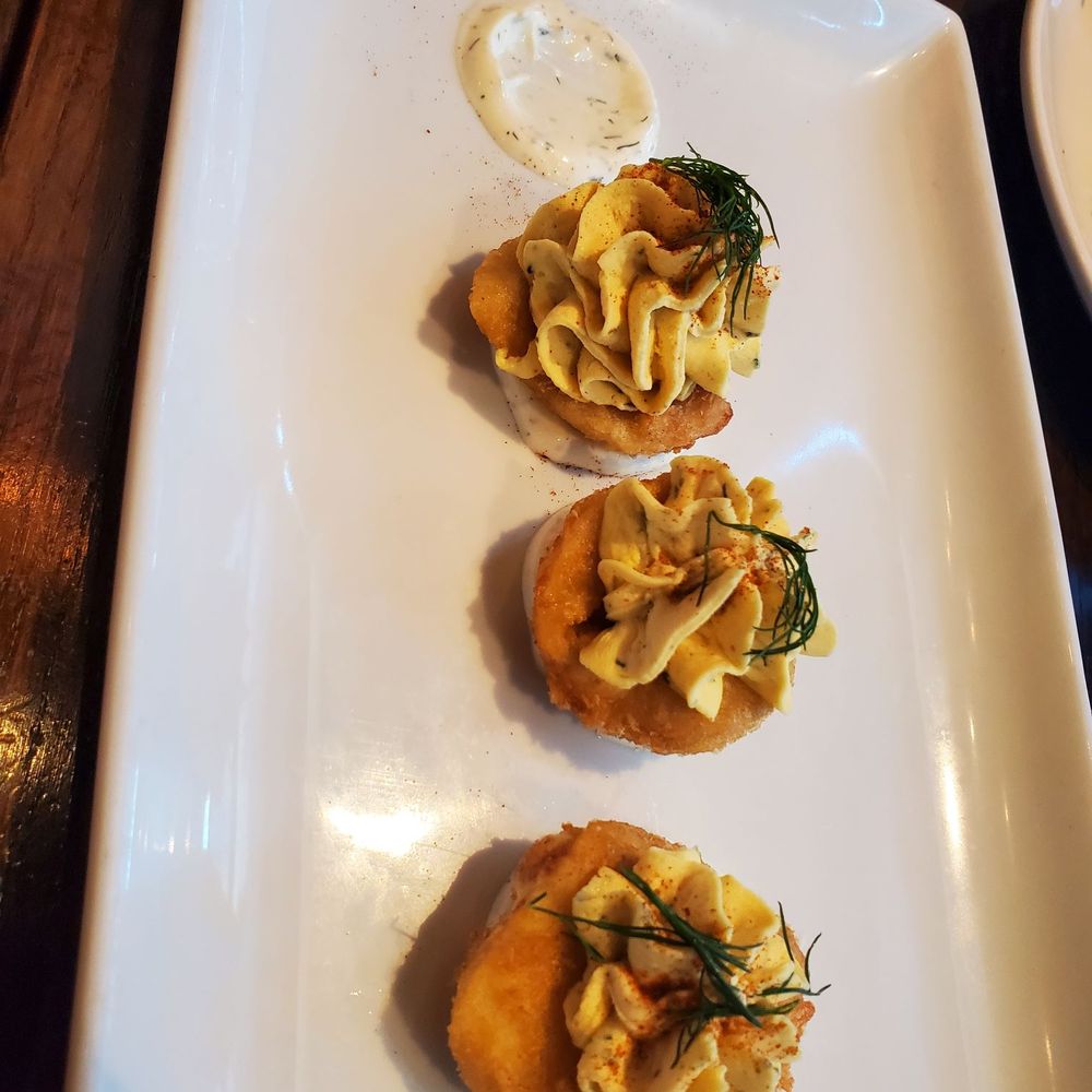 MAX's Wine Dive - Fried deviled eggs - Wine Bars Near Me - Houston, Texas MAX's Wine Dive - Fried deviled eggs - Wine Bars Near Me - Houston, Texas