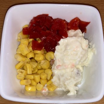 Jugem - Corn, potato salad and pickled ginger... - Japanese Curry Near Me - Honolulu, Hawaii Jugem - Corn, potato salad and pickled ginger... - Japanese Curry Near Me - Honolulu, Hawaii