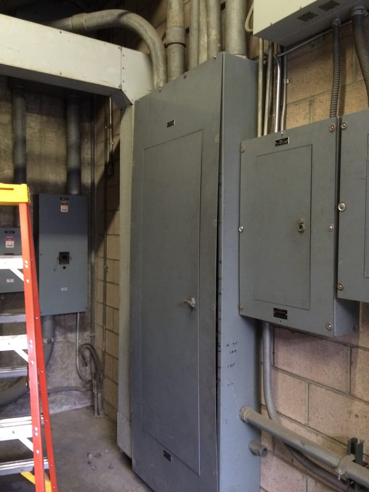 Slide of Breakers Electrical Service