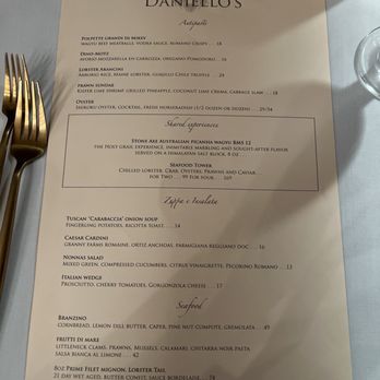 Daniello's - Menu - Steakhouses Near Me - Roseville, California Daniello's - Menu - Steakhouses Near Me - Roseville, California