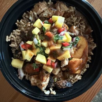 Bleu Buttahfly - Jerk chicken bowl - Food Trucks Near Me - Puyallup, Washington