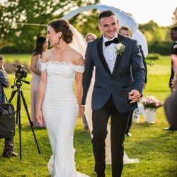 A Daydream Wedding - Bride and Groom just married; Wedding Bug Photography