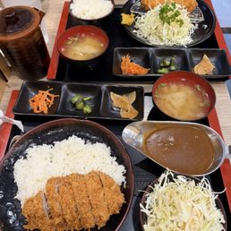 Millefeuille Katsu Curry and Chicken Cheese Katsu Millefeuille Katsu Curry and Chicken Cheese Katsu