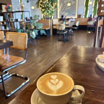 Namu Kitchen - Coconut milk latte + restaurant decor - Breakfast & Brunch Near Me - West Covina, California Namu Kitchen - Coconut milk latte + restaurant decor - Breakfast & Brunch Near Me - West Covina, California