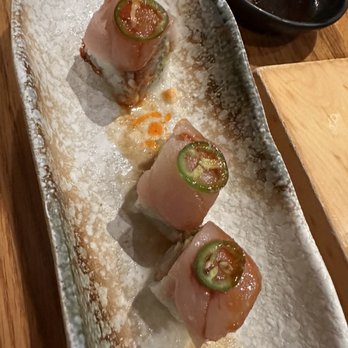 Studio Sushi - Yuzu Ebi-Ten Roll - Sushi Bars Near Me - Studio City, California Studio Sushi - Yuzu Ebi-Ten Roll - Sushi Bars Near Me - Studio City, California
