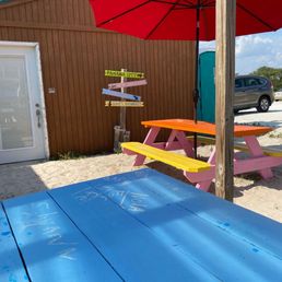 a picnic table and umbrella a picnic table and umbrella