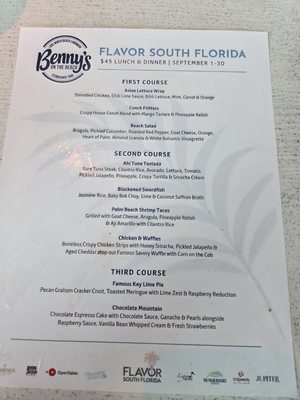 Menu photo 6 Benny's On The Beach - Pier Lake Worth Beach, FL Menu photo 6 Benny's On The Beach - Pier Lake Worth Beach, FL