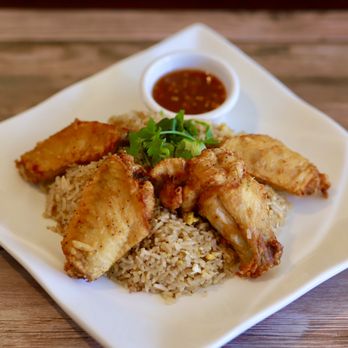 Sue's Kitchen - Fired rice with chicken wings - Thai Near Me - El Sobrante, California Sue's Kitchen - Fired rice with chicken wings - Thai Near Me - El Sobrante, California