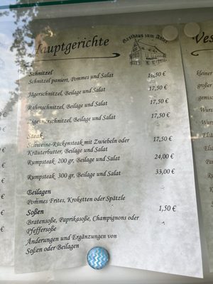 Menu photo 1 Gasthaus zum Adler Schuttern, BW