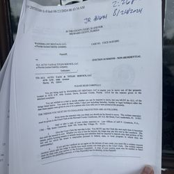 All Auto Tags & Titles Service - Notice to appear in court in 5 days or business is closed.