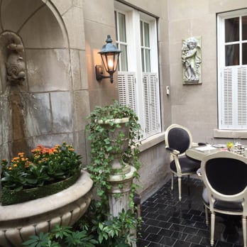 The Greenhouse - One of the cute side courtyards - New American Near Me - Washington, DC, District of Columbia