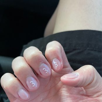 Spring Garden Nails Spa - Clear Coat w/ Design (sticker.) - Nail Salons Near Me - San Jose, California Spring Garden Nails Spa - Clear Coat w/ Design (sticker.) - Nail Salons Near Me - San Jose, California