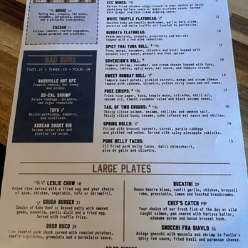 63 Sovereign - Menu - New American Near Me - Ormond Beach, Florida