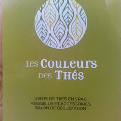 Les Couleurs Du Thé - Carte du magasin :-) Promis, je mettrai d'autres photos rapidement :) En attendant, découvrez leur page facebook :)
