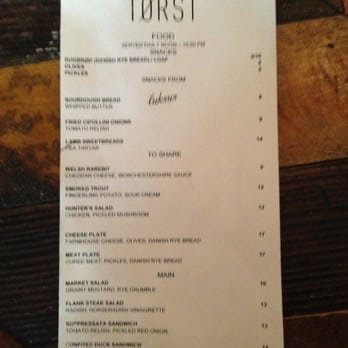 TØRST - Menu - Pubs Near Me - Brooklyn, New York TØRST - Menu - Pubs Near Me - Brooklyn, New York