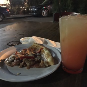 Slice Pizzeria and Bar - Outside seating with a drink and slice :) - Pizza Near Me - Eugene, Oregon Slice Pizzeria and Bar - Outside seating with a drink and slice :) - Pizza Near Me - Eugene, Oregon