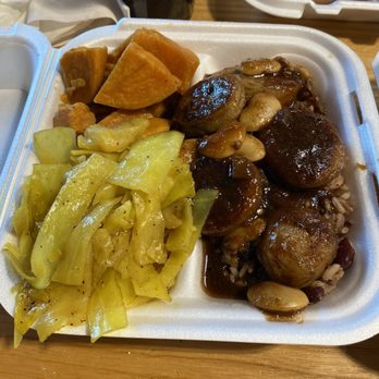 B.A.D. Gyal Vegan - Vox Bad Gyal Dinner - voxtails with cabbage and yams - Food Delivery Services Near Me - Marietta, Georgia