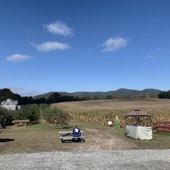 Grandad's Apples - View of the orchard and corn maze - Attraction Farms Near Me - Hendersonville, North Carolina Grandad's Apples - View of the orchard and corn maze - Attraction Farms Near Me - Hendersonville, North Carolina