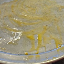 Big Dons Pizza - Of course the greasy pan aftermath lol