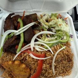 Randevou Caribbean Bar & Grill - Griot ( Fried Pork)