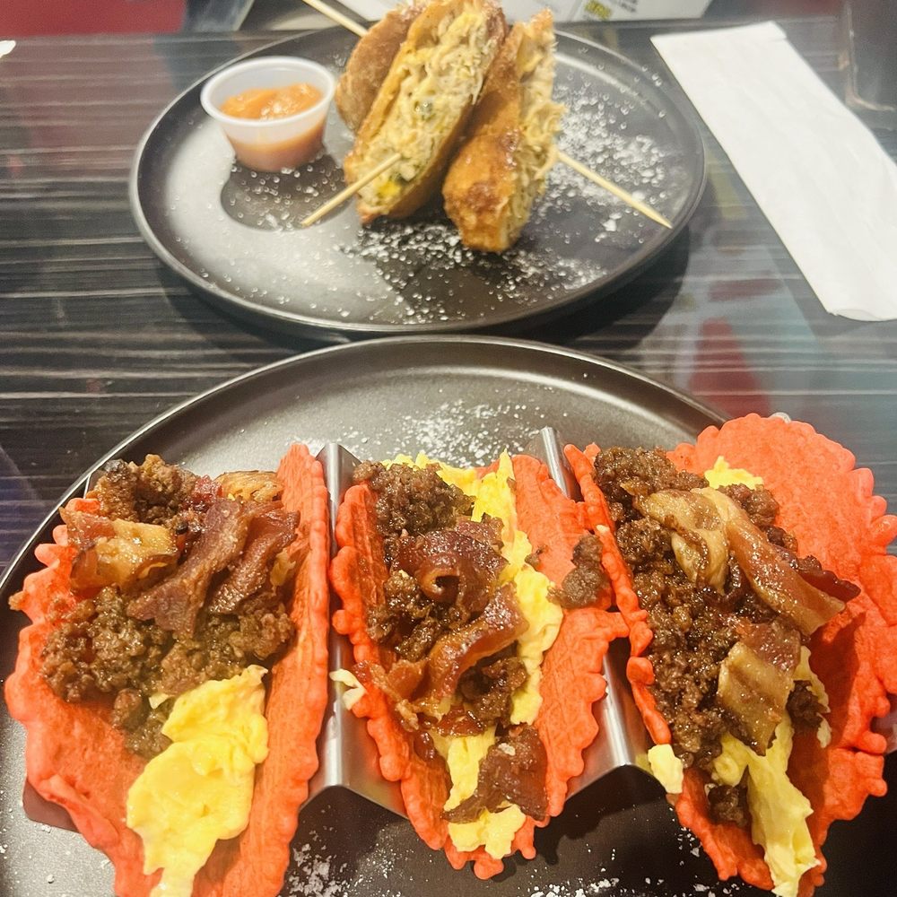 Superhero Chefs - Waffle tacos, soul food egg roll - Breakfast & Brunch Near Me - Huntsville, Alabama Superhero Chefs - Waffle tacos, soul food egg roll - Breakfast & Brunch Near Me - Huntsville, Alabama