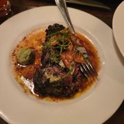 Photo of 112 Eatery - Minneapolis, MN, United States. Nori-Crusted Bavette with Ponzu