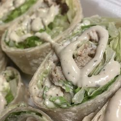 Stoughton Pizza - Chicken Caesar salad wrap