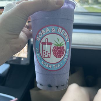 Boba & Berry - Taro frappe - Bubble Tea Near Me - Tampa, Florida