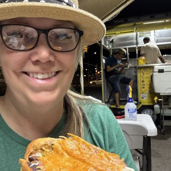 Dany Hot Dogs - Chipilon- a Sonoran hotdog with extra cheese on top - Food Trucks Near Me - Tucson, Arizona