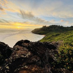 Larsen's Beach - Sunrise before going all the way down the path to Larson Beach