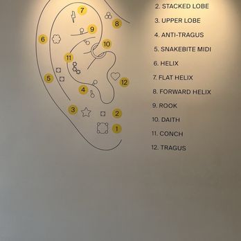 STUDS - Available piercings - Jewelry Near Me - Washington, DC, District of Columbia