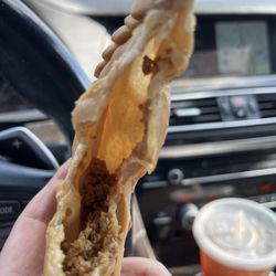 La Bahia Bakery - Beef empanadas. Not much beef and not much flavor. I had to break off part of the crust to find the meat.