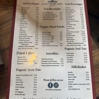 Martha's Country Bakery - Menu - Bakeries Near Me - Brooklyn, New York