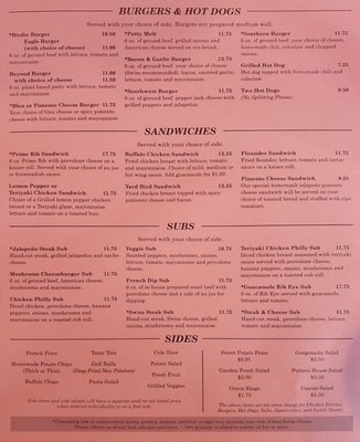 Menu photo 4 Putter's Patio & Grill Winston Salem, NC