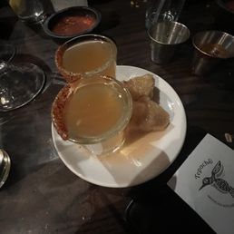 Free tepache shots from the bar Free tepache shots from the bar